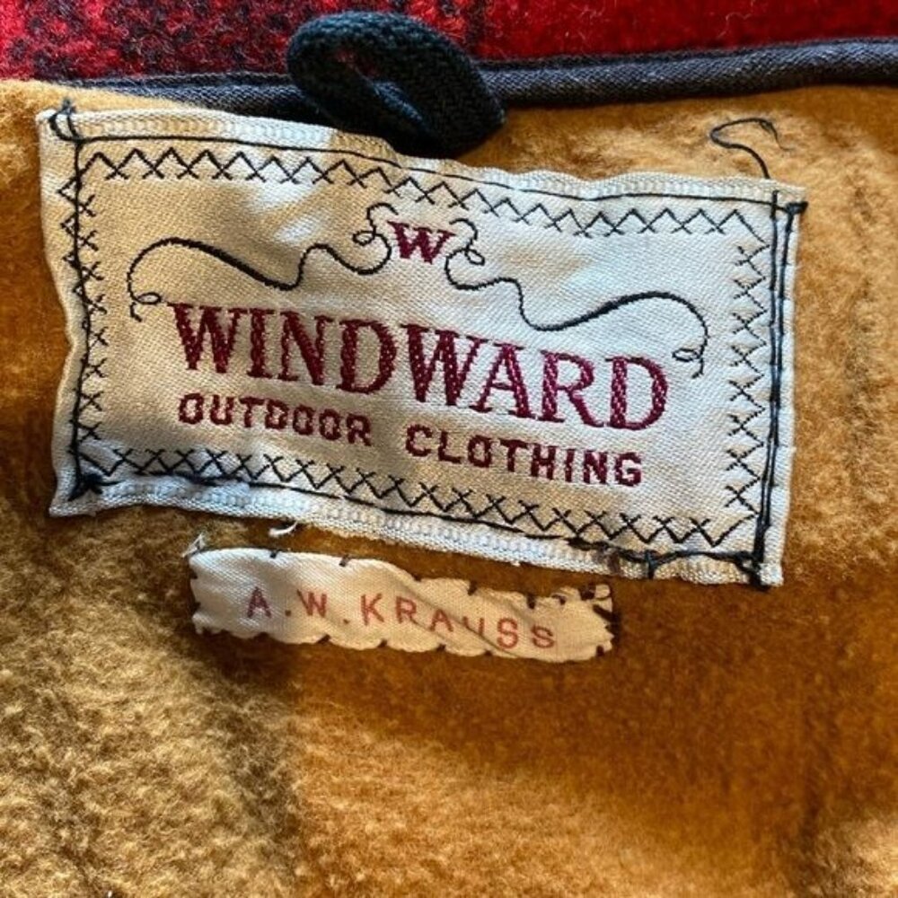 1960s Windwood Outdoor Clothing Mackinaw Jacket: Size Large - Picture 11 of 12